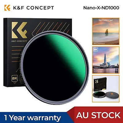 K&F Concept 37-86mm ND1000(10-Stop Fixed Neutral Density Filter) ND Lens Filter • $67.99