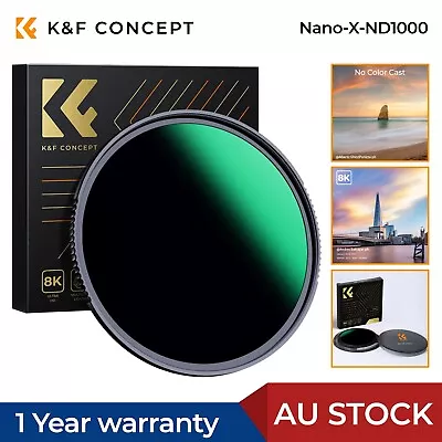 K&F Concept 37-86mm ND1000(10-Stop Fixed Neutral Density Filter) ND Lens Filter • $45.99