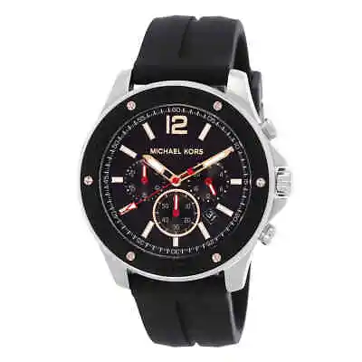 Michael Kors Oversized Nolan Chronograph Quartz Black Dial Men's Watch MK9071 • $92.39