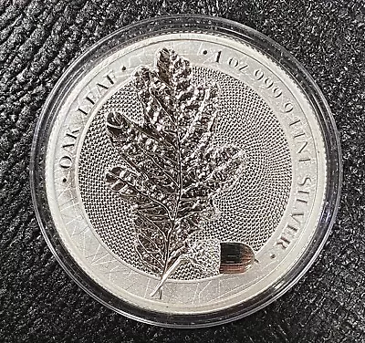 2019 Germania Oak Leaf 1 Oz .9999 Silver BU In Capsule • $49.99