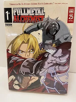 Fullmetal Alchemist -Complete First Season Collection (DVD 2010 4-Disc Set) NEW • $53.27