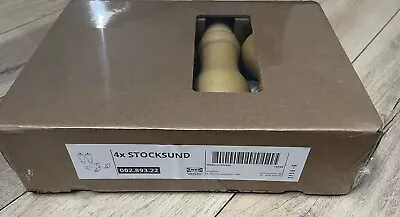 Ikea Stocksund Set Of 4 Legs For Armchair / Sofa Light Brown 002.893.22 New • $49.99