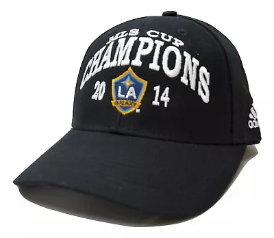 LA Galaxy Adidas Adjustable 2014 MLS Cup Champions Soccer Cap • $17.99