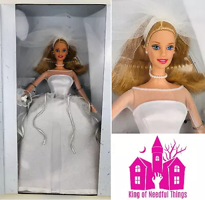 Barbie Blushing Bride Doll Collector 1999 Mattel Blonde Caucasian 26074 NRFB • $29.44