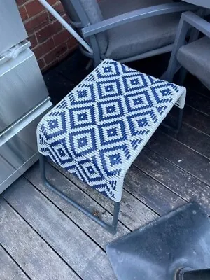 IKEA Wicker Outdoor Rocking Chair And Foot Stool • $100