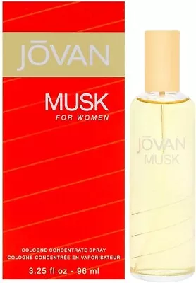 Jovan MUSK EDC Cologne Concentrate Spray For WOMEN 96ml • £11.99