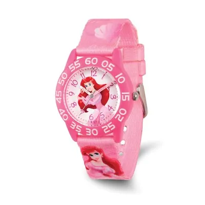 $72 • Buy Disney Kids The Little Mermaid Time Teacher Pink Band Watch