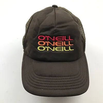 $18.77 • Buy Oneill Hat Cap Snapback Trucker Brown Red Adult Mens Mesh Back Adult Casual