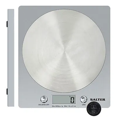 Salter Disc Digital Scale 5kg Kitchen Food Baking/Cooking Compact Slim Design • £18.99