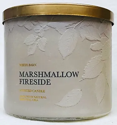 1 Bath & Body Works MARSHMALLOW FIRESIDE Large 3-Wick Scented Candle 14.5 Oz • $23.74