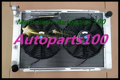 Aluminum Radiator & Fans HOLDEN WB STATESMAN UTE SEDAN 253 & 308 V8 1980-1984 • $190