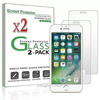 $3.99 • Buy For IPhone X XS MAX XR 8 7 6S 6 Plus SE 13 12 11 Tempered Glass Screen Protector