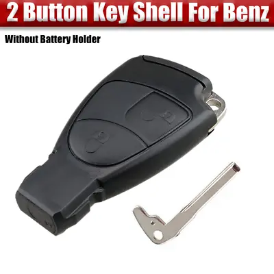 2 Button Replacement Car Key Fob Shell Cover For Benz C E S CL S500 C230 AMG CLK • $23.50