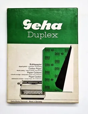 Vtg GEHA Duplex _ Carbon Paper '70 Complet Box 200 Sheets A5_20 020_ Kohlepapier • $23.98