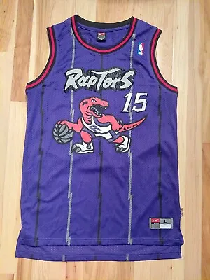 Nike Toronto Raptors Vince Carter #15 Purple NBA Jersey  STITCHED Men's Size L • $49.95