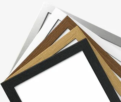 Poster Frame Photo Frames Modern Picture Frame Wood Effect Various Square Sizes • £8.79