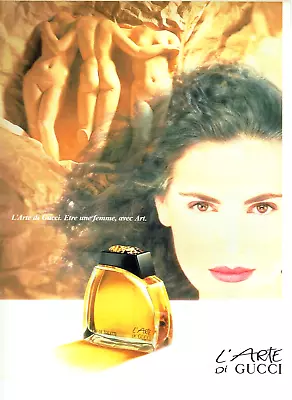 Advertising 0723 1992 Gucci's Art Being A Woman Perfume • $3.20