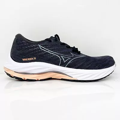 Mizuno Womens Wave Rider 26 411377 9ZQS Black Running Shoes Sneakers Size 9 • $46.49