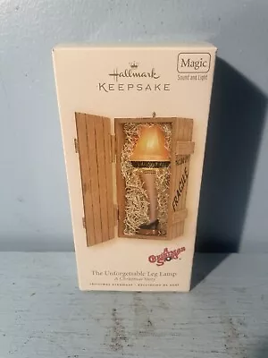 2008 Hallmark A Christmas Story THE UNFORGETTABLE LEG LAMP Ornament TESTED • $29.99