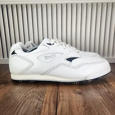Etonic ST Plus 7210 Mens Sz 13M White Spikeless Dad Golf Athletic Sneakers Shoes • $39