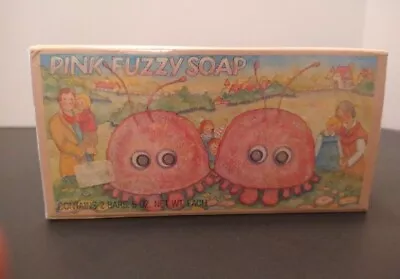 Vtg Rare Mary Kay Pink Fuzzy Soap 2 Bars In Sealed Box 5 Oz Each Weepuls Wuppie • $19.99