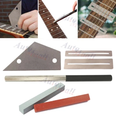 $12.99 • Buy Guitar Repair Tool Guitar Fret Crowning Luthier File Leveling Grinding Tool Kits