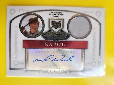 2006 Bowman Sterling Jersey Autograph #MN Mike Napoli RC - Los Angeles Angels • $2.99