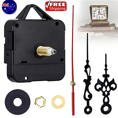 Quartz Clock Movement Mechanism Hands Wall Repair Tool Parts Kit Set Silent DIY • $16.38