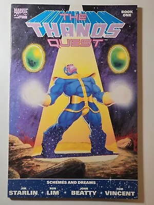 The Thanos Quest #1 (1990 Marvel) MCU Disney+ Looks 🔥  • $21.99