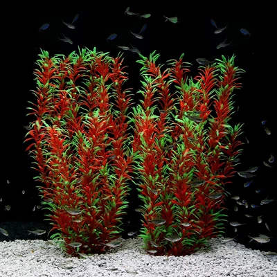 $26.19 • Buy JIHAQUA Aquarium Decor Plastic Plants Extra Large 21 Inches Artificial Fish Tank