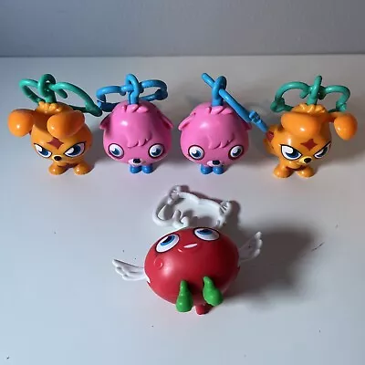 McDonald’s Moshi Monsters Keychain Toy Lot Of 5 Luyli Katsuma Poppet • $5.60