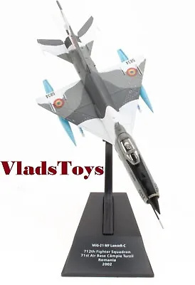 Hachette 1/100 Mikoyan MiG-21MF LanceR C 712th Fgt Sqd Romanian Air Force HADC55 • $35.05