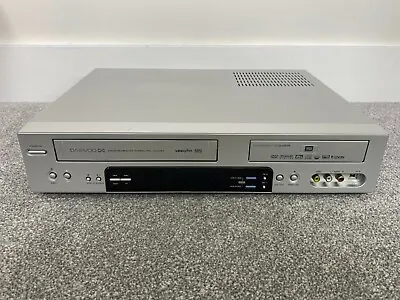 £24.99 • Buy Daewoo VHS Video DVD Recorder Combo DF-4501PN Silver Dual Deck Copy VCR FAULTY