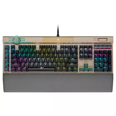 Corsair K100 RGB Optical Mechanical Gaming Keyboard - Midnight Gold (CH-912A21A- • $384