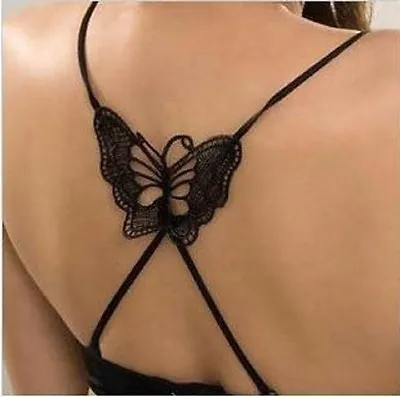 £2.99 • Buy New Sexy Interchangeable Butterfly & Diamante Bra Straps - Bnip - Uk Seller