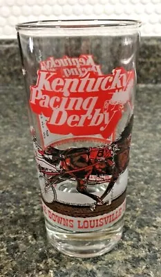 1981 Louisville Downs Kentucky Pacing Derby Souvenir Mint Julep Glass  • $9.99