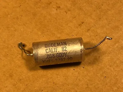 Vintage Gudeman .068 Uf 600v PIO Guitar Amp Tone Capacitor Vitamin Q Cap (Qty Av • $10