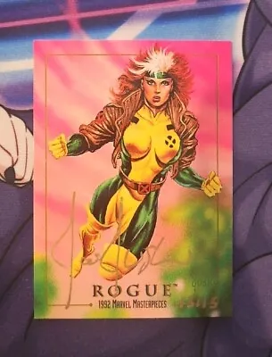 2016 Marvel Masterpieces 1992 Buyback Auto Rogue 13/15 Joe Jusko W/ COA • $649.99