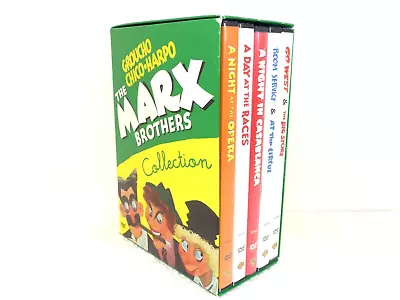 The Marx Brothers Collection (DVD 2004 5-Disc Set) 7 Films Groucho Chico Harpo • $19.95