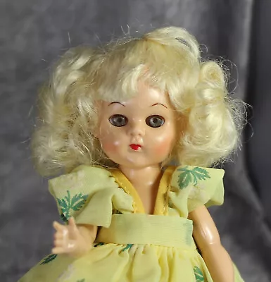 Darling Vintage 1950s Virga Lollipop 8  Doll Yellow Hair! • $24.99