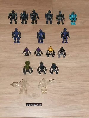 HALO Joblot_Covenant Army X 18 Figures *ARMY BUILDER* Mega Bloks Halo Bundle • £15.99