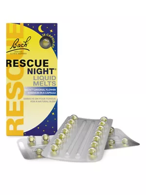 Rescue Remedy Night - 28 Liquid Melts (Bach Rescue Remedy) • £13.93