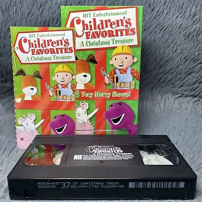 Children's Favorites Christmas A Treasure VHS 2004 Barney Angelina Kipper Rare • $29.99