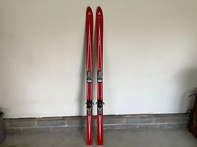 VTG 70s Pair FISCHER Skis 170 Cm QUICK SUPER Tyrolia 350 Austria Bindings  • $65