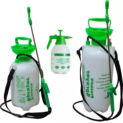 High Pressure Spray Shower 2 5 8L Garden Pressure Sprayer Bottle Water Pump Weed • £7.68