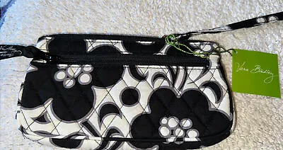 Vera Bradley Night And Day Wristlet Clutch Smartphone Zip Case Black White NWT • $19.99