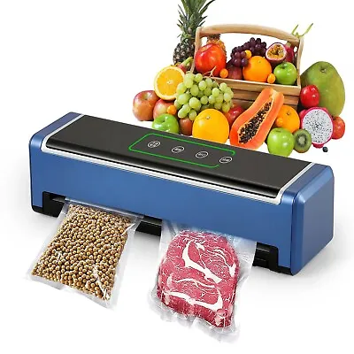 Full Automatic Food Vacuum Sealer Machine (80KPA) With Free 10pcs Seal Bags • $59.99