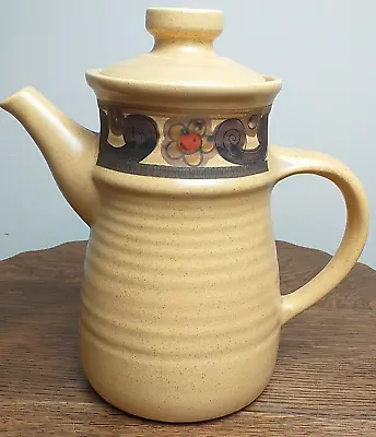 £9.88 • Buy Meakin Aquarius Coffee Pot Studio Two Biege Brown Vintage J & G Pottery 1960s