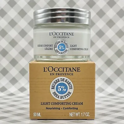 L'Occitane Shea Light Comforting Cream 1.7oz 50mL Full Size ••SEALED••🎁 • $29.95