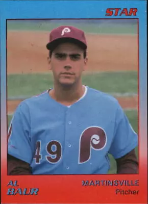 1989 Martinsville Phillies Star #1 Al Baur • $1.49